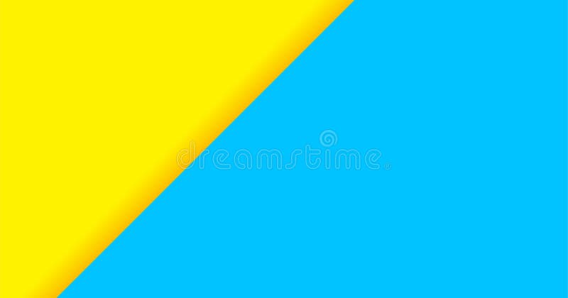 Color Background Blue and Yellow for Banner, Two Tone Opposite Colors,  Yellow and Light Blue Paper Background, Wallpaper Colored Stock Vector -  Illustration of graphic, creative: 228818421