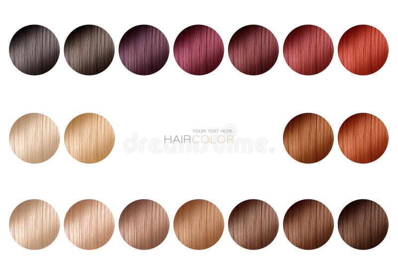 Color Chart for Hair Dye. Tints. Hair Color Palette with a Range of Swatches Stock Illustration - Illustration of beauty, blond: 219895717 Color Chart for Hair Dye. Tints. Hair Color Palette with a Range of Swatches Stock Illustration - Illustration of beauty, blond: 219895717