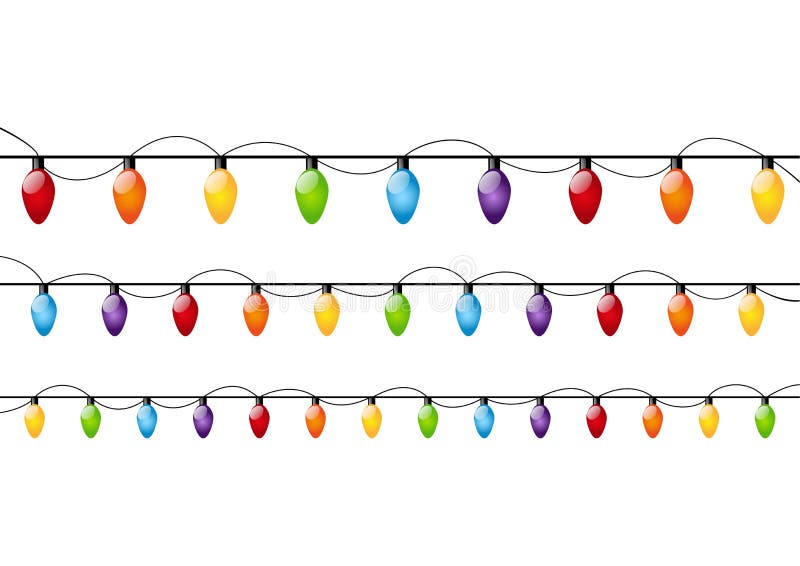 20+ Christmas Light Bulb Clipart