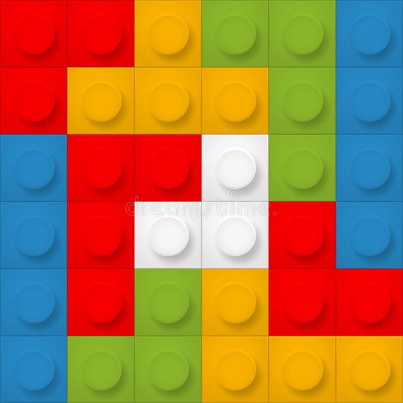 Color Blocks Clip Art Illustration Vector Isolated Stock Vector