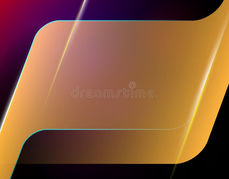 The Color Contrasts with the Black Background Stock Vector