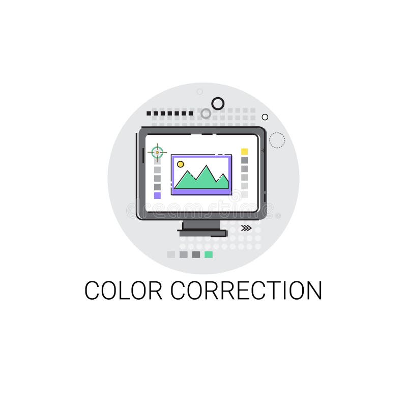 Color Correction Camera Film Production Industry Icon royalty free illustration Color Correction Camera Film Production Industry Icon royalty free illustration