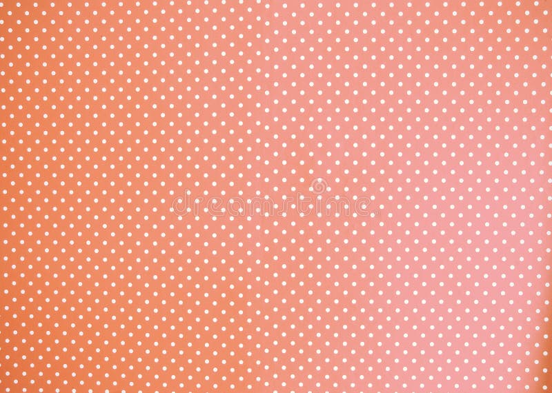 Color De Fondo Color Melocotón Color Naranja Pastel Con Puntos De Polka  Blanco Foto de archivo - Imagen de hermoso, oscuro: 192459146