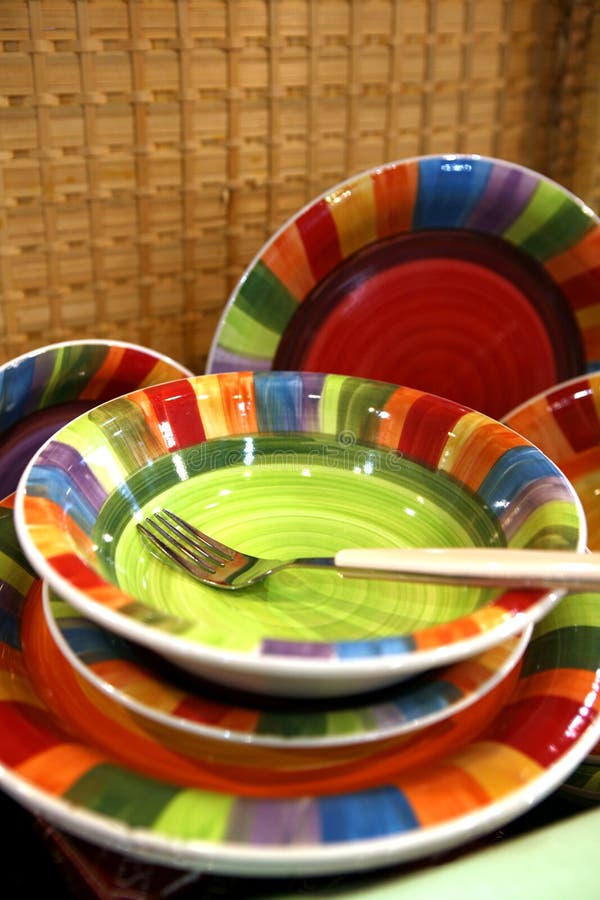 Color dish stock photo. Image of color, table, dish, ceramic 22327524