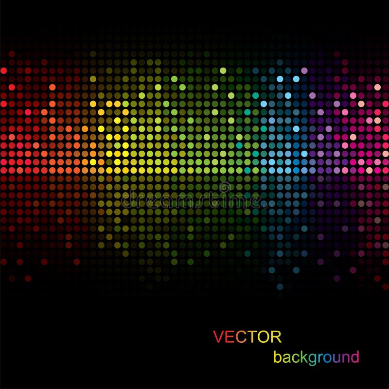 Color dot background vector illustration