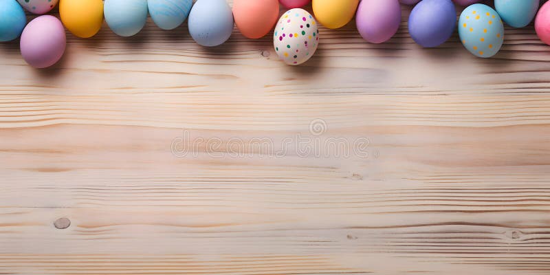 Happy easter background - Sweet pastel color design banner stock image
