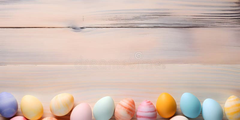 Happy easter background - Sweet pastel color design banner royalty free illustration