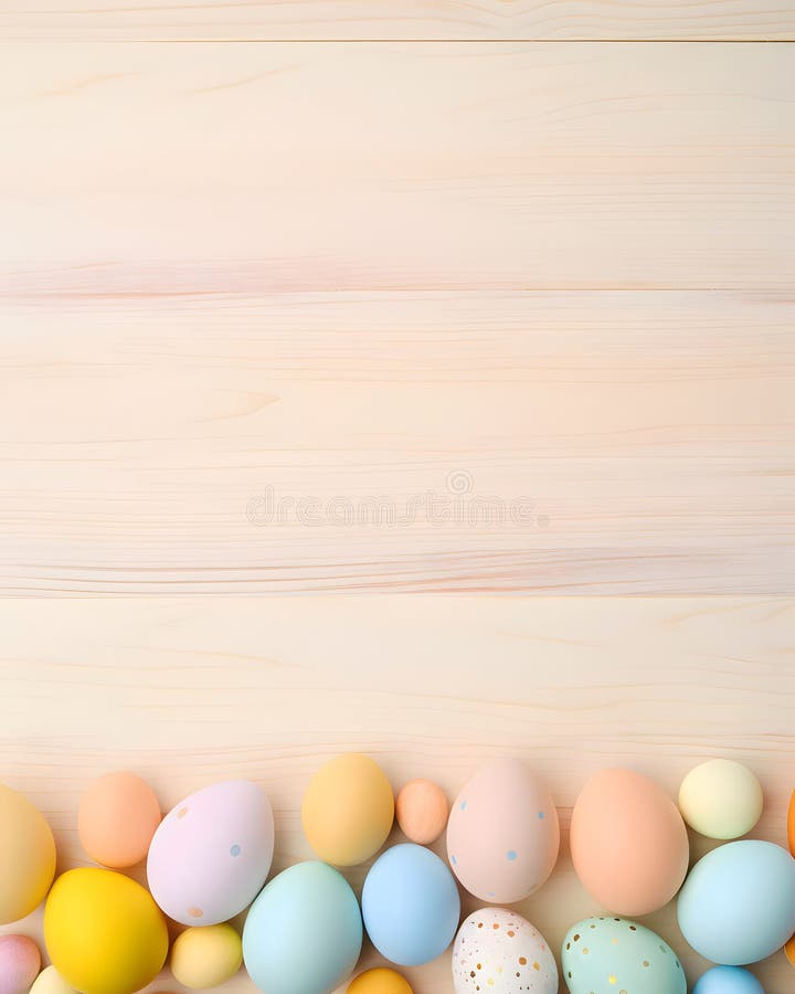 Happy easter background - Sweet pastel color design banner royalty free stock image