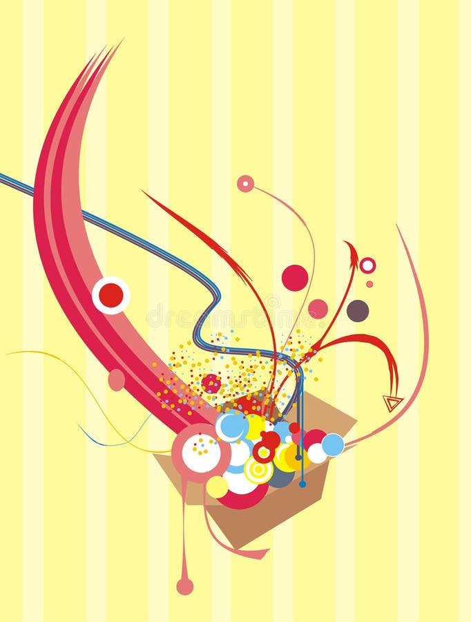 Color explosion vector illustration