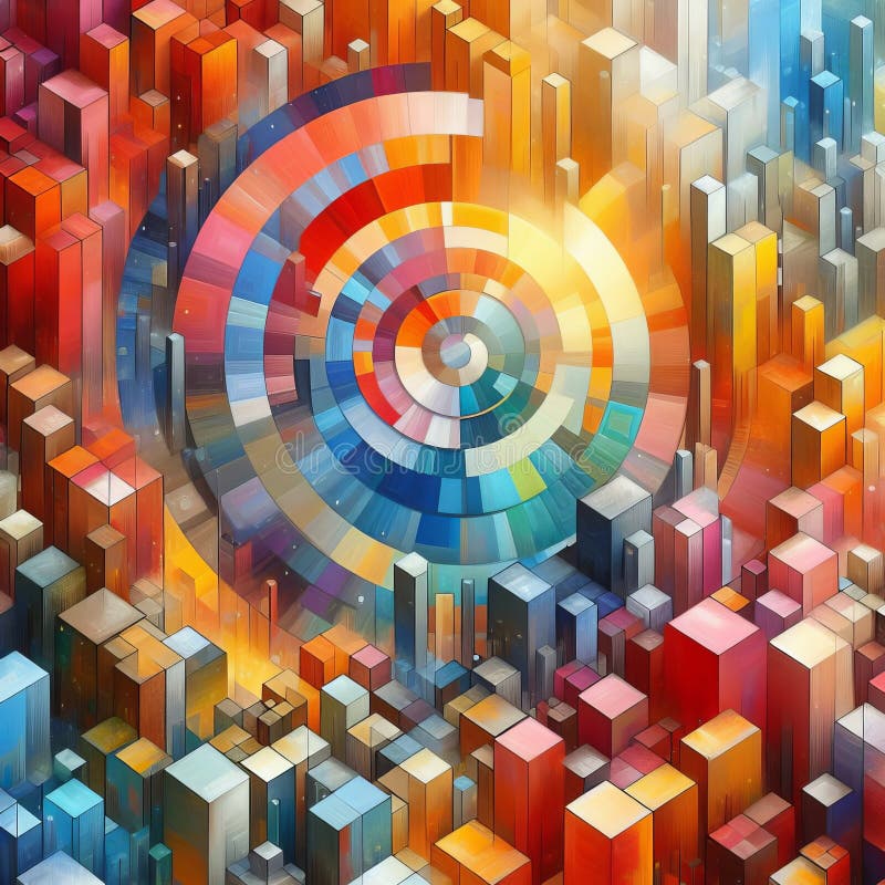 Color field abstraction A style of abstract art that focuses o