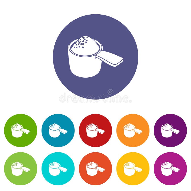 Color fijado iconos detergentes del vector de la dosis stock de ilustración Color fijado iconos detergentes del vector de la dosis stock de ilustración