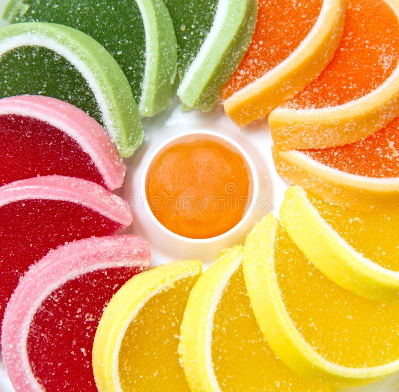 Color fruit jelly candies stock image. Image of citrus - 28649435