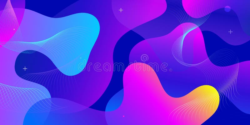 Color Gradient Background Design. Abstract Geometric Background with Liquid  Shapes Stock Vector - Illustration of fluid, message: 125842226