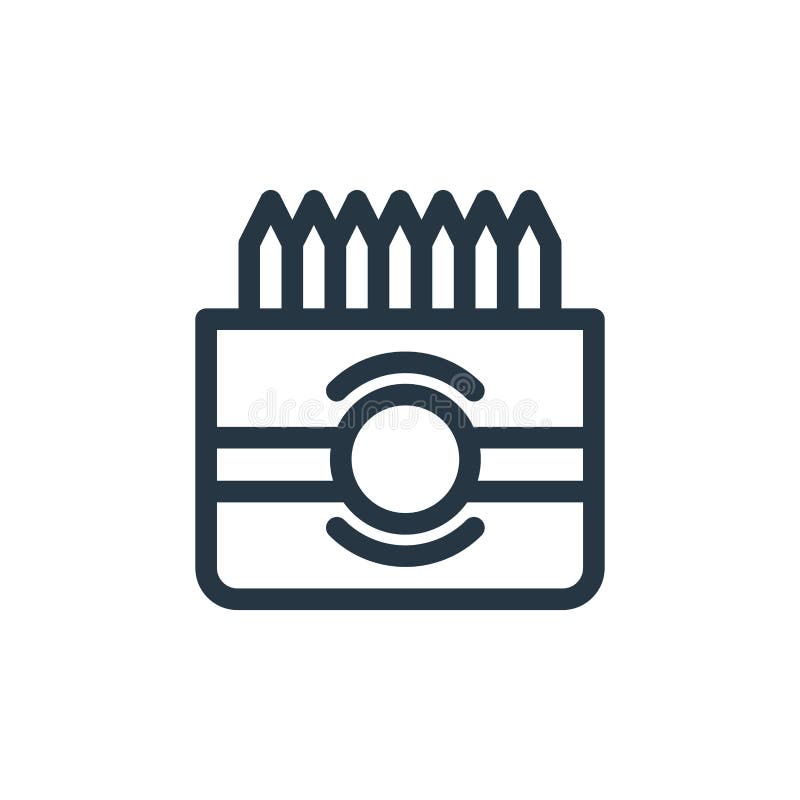 Color icon vector from designing concept. Thin line illustration of color editable stroke. color linear sign for use on web and stock illustration