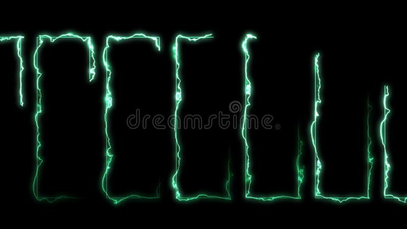Color laser beams in black background. Tunnel. Beautiful rays. Thunder light loop animation. vector illustration