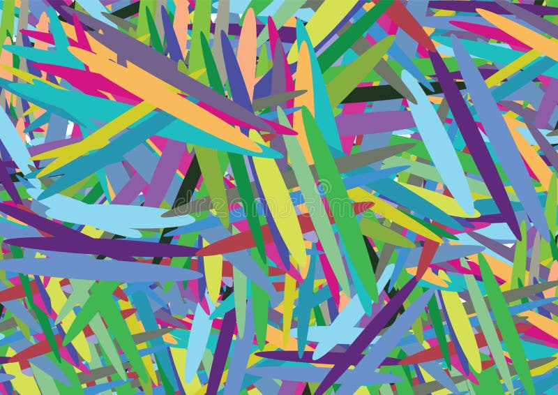 Color lines - vector stock illustration