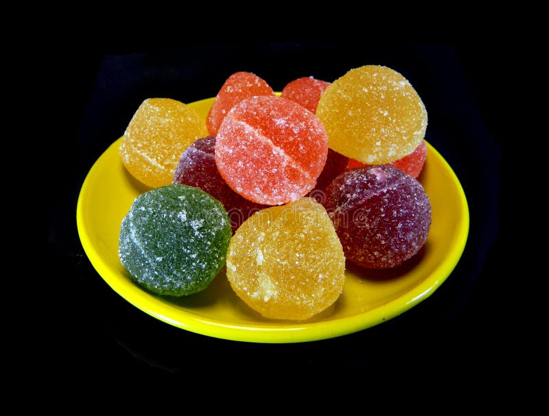 Color Marmalade Set. Multicolored Chewing Sweets.fruit Flavors Stock