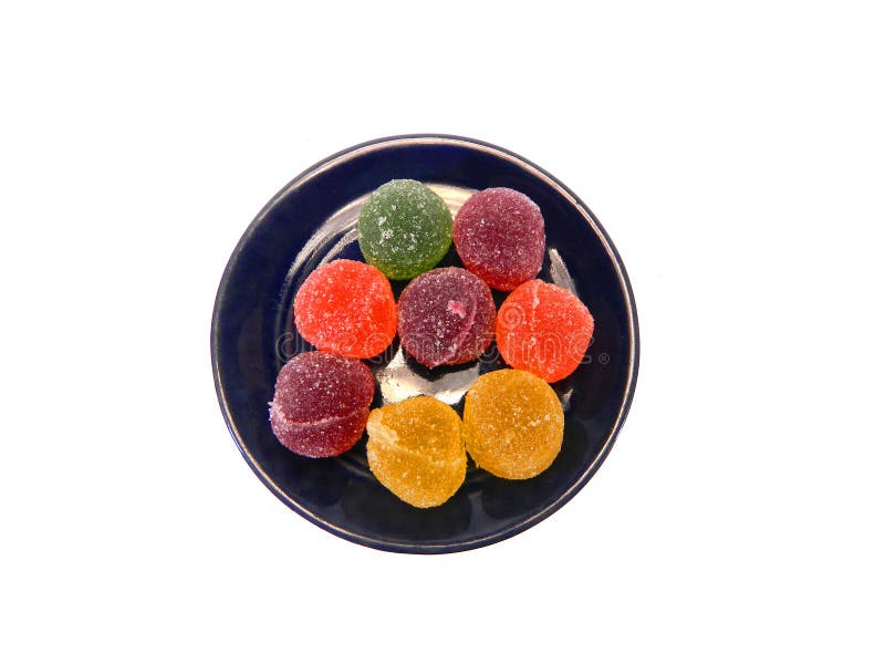 Color Marmalade Isolated on White Background Stock Image Image of