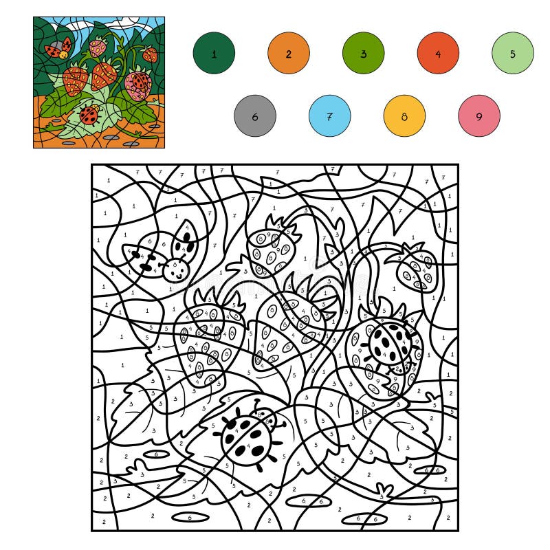 Crtoon Ladybug. Connect The Dots. Dot To Dot By Numbers Activity For ...
