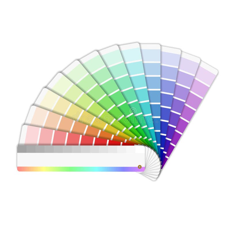 Color palette royalty free illustration