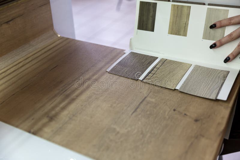 Color Palette for Design and Renovation. Closeup Stock Photo Image