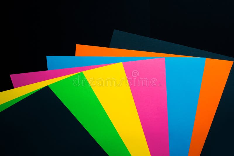 Color paper stock image. Image of paper, samples, sheet 28988887
