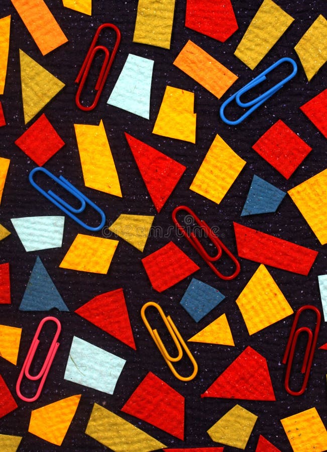 Color paper clips