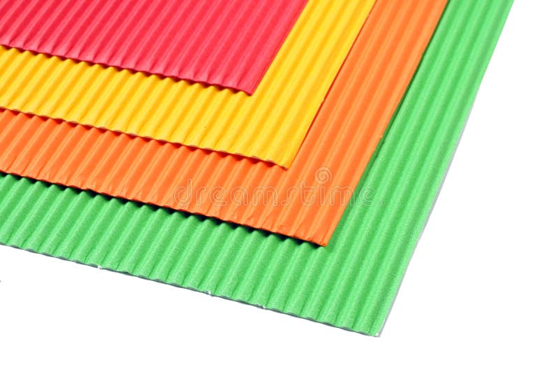 Color papers royalty free stock photo