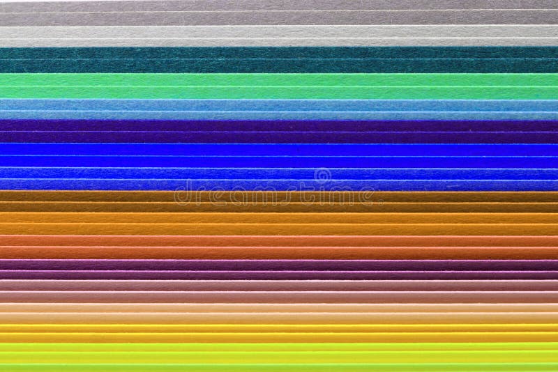 Color papers as nice background stock photography