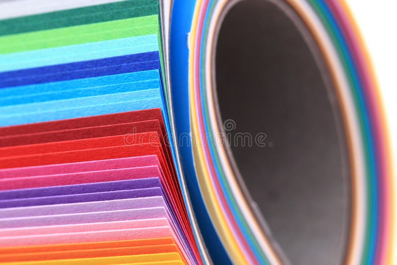 Color papers as nice background stock images