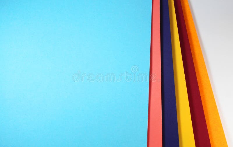Color papers background stock images