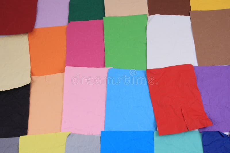 Color papers texture royalty free stock images