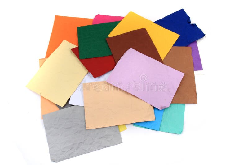 Color papers texture royalty free stock photos