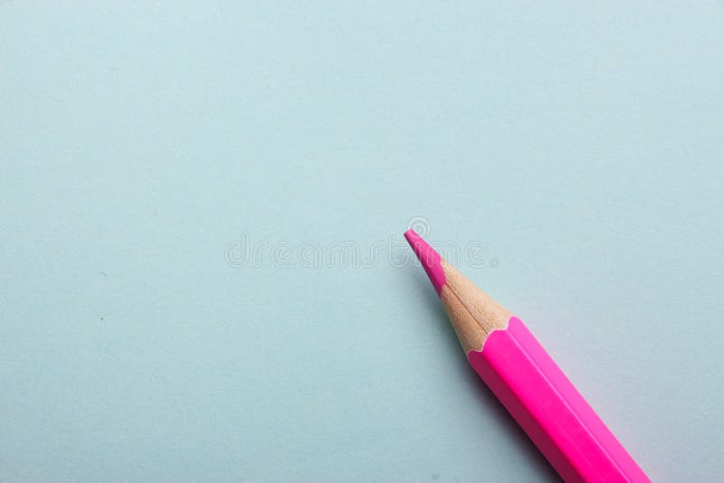 Color pencil on colored background