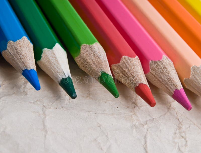 Color pencil on white stock image. Image of imagination 58021155