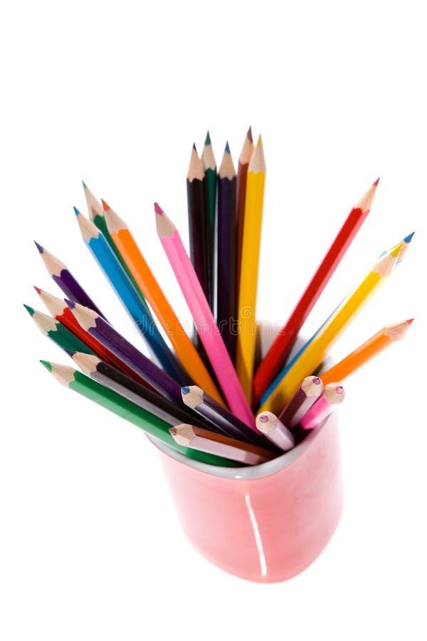 Color Pencils stock photo. Image of yellow, writing, close 2690044