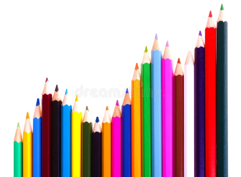 Color pencils chart