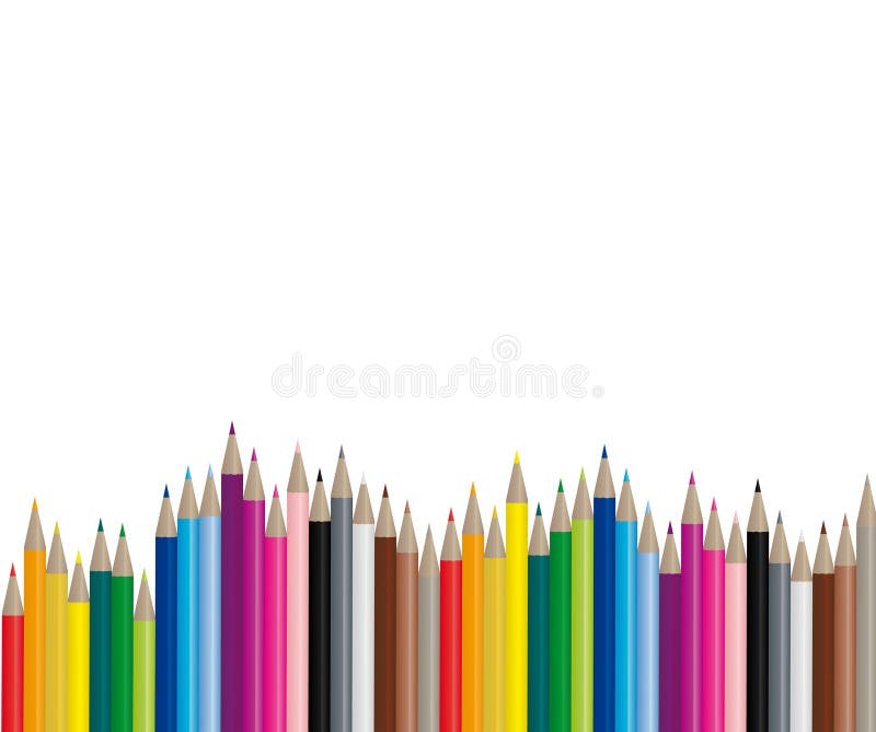 Color pencils - Vector image