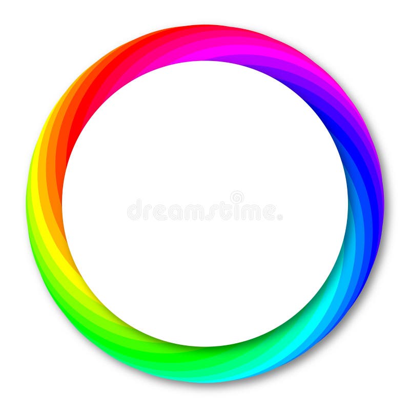 Color Ring, Template for Text, Vector Ilustration Stock Vector