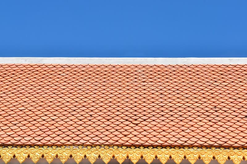 Color roof tiles pattern