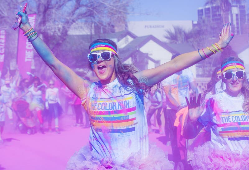 People with Colored Powder at Color Run Bucharest Editorial Stock Photo -  Image of dyed, colorful: 40157198