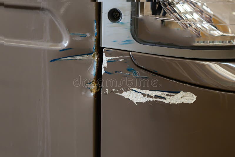 Car with Bumper Scratched, Insurance Stock Image Image of scratched, insurance 61110503