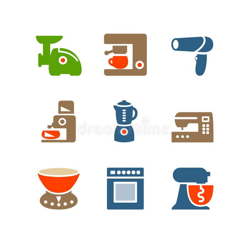 Color set 19 royalty free illustration