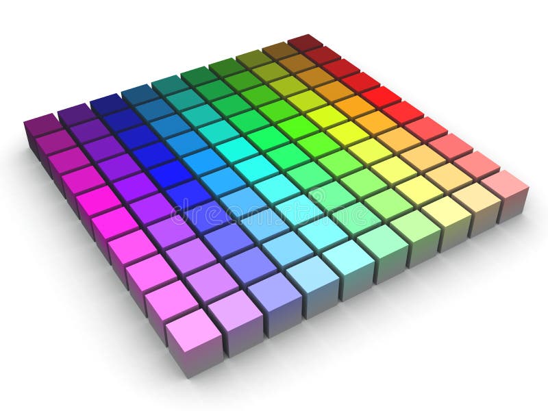Color Space royalty free illustration