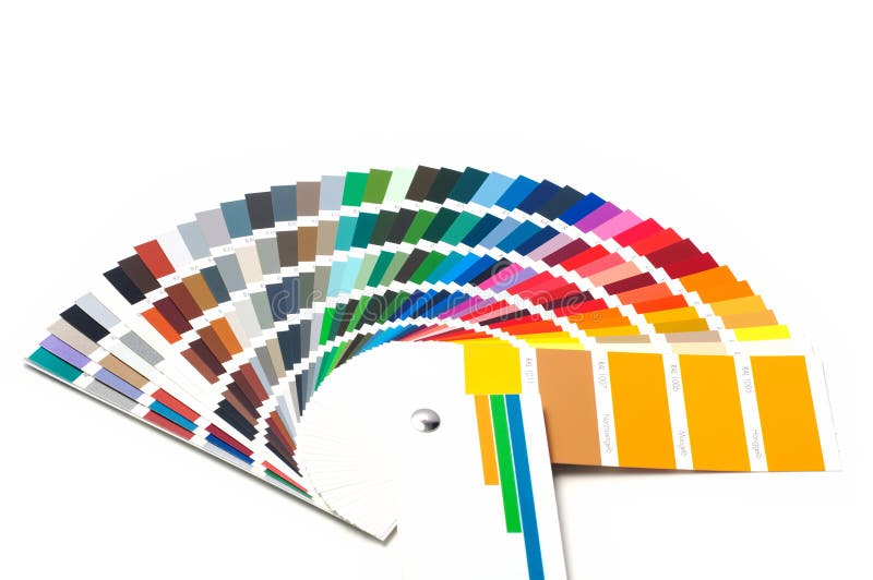 Color Swatch Palette Catalog Stock Image Image of paint, abstract