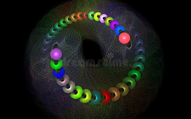 Color Swirl bas stock illustration