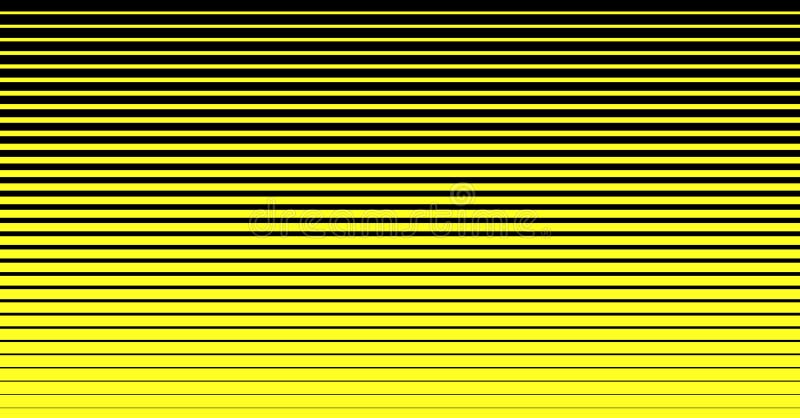 Color transition black to yellow with stripes vector illustration