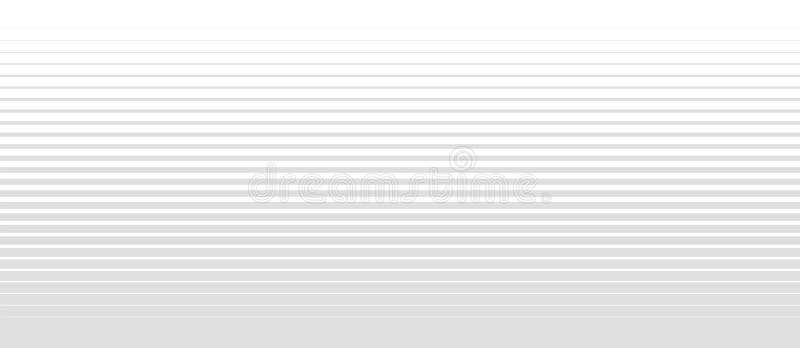 Color transition light grey to white with horizontal stripes vector illustration