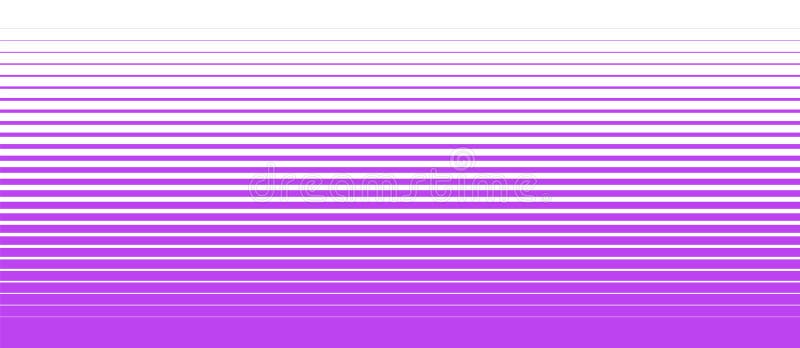 Color transition purple to white with horizontal stripes stock illustration