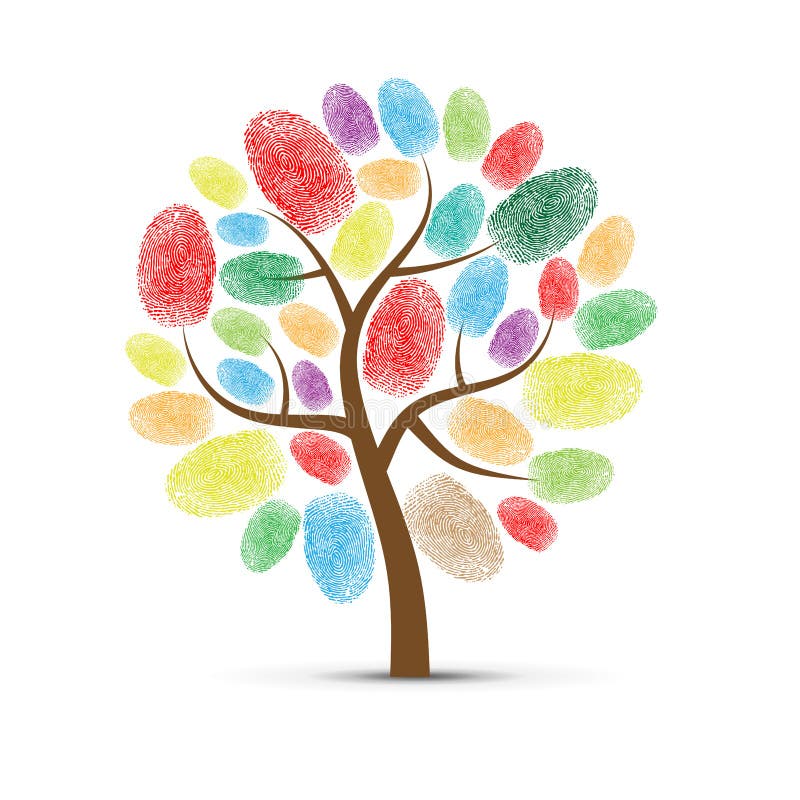 Color tree finger print